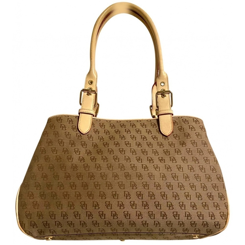 Dooney bourke DB signature print canvas Designer Tote Bag